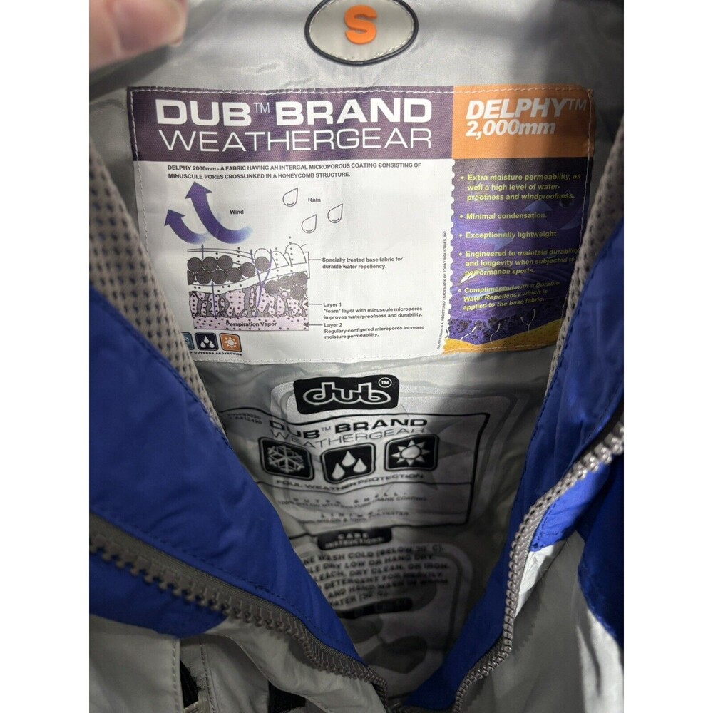 Dub Brand Weathergear Snowboard‎ Coat Delphy 2000mm Size Small - Picture 8 of 8